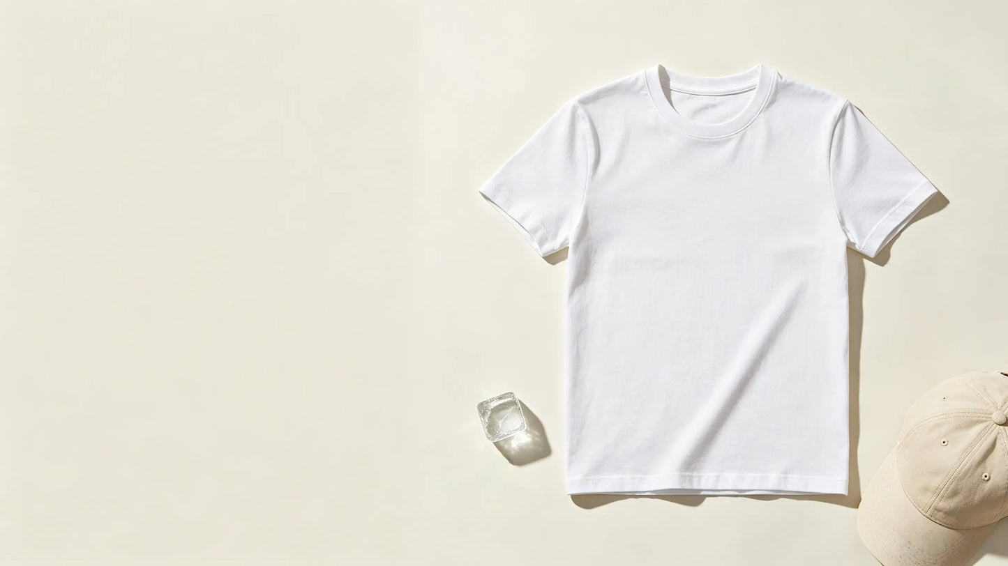 Men Women Summer Basic Short Sleeve T-Shirt, Breathable Ice Cotton Casual Crew Neck Plain Tee, Soft Lightweight Daily Tops