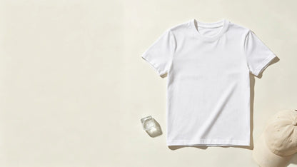Men Women Summer Basic Short Sleeve T-Shirt, Breathable Ice Cotton Casual Crew Neck Plain Tee, Soft Lightweight Daily Tops